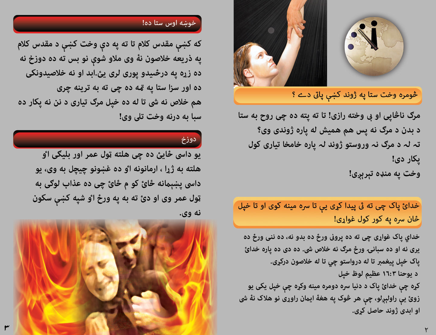 Pashto Gospel Bible Tracts