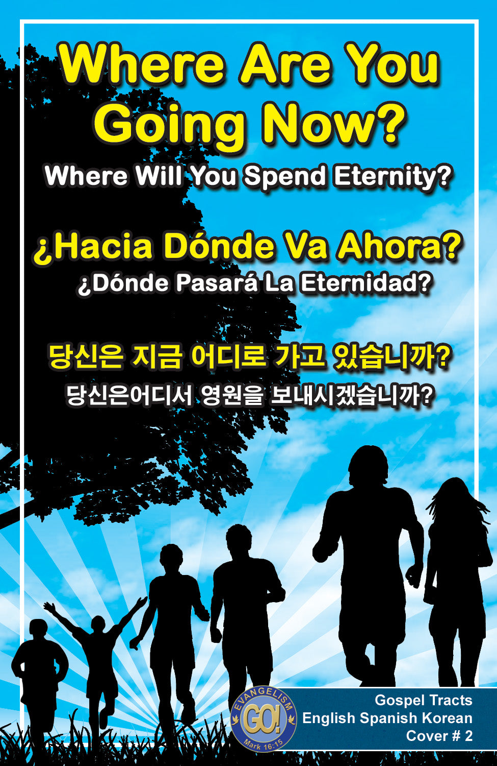 English Spanish & Korean Gospel Bible Tracts