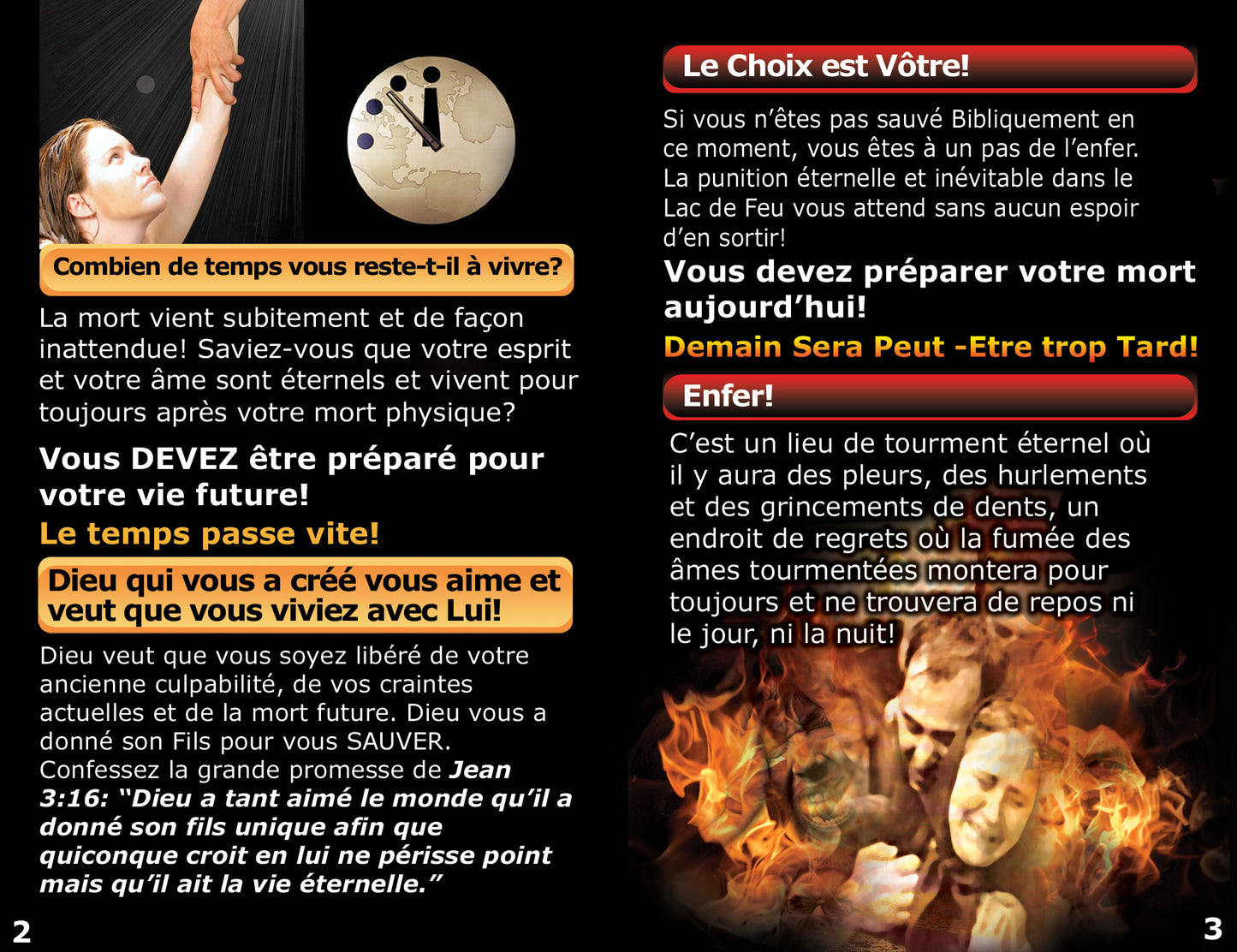 French Gospel Bible Tracts