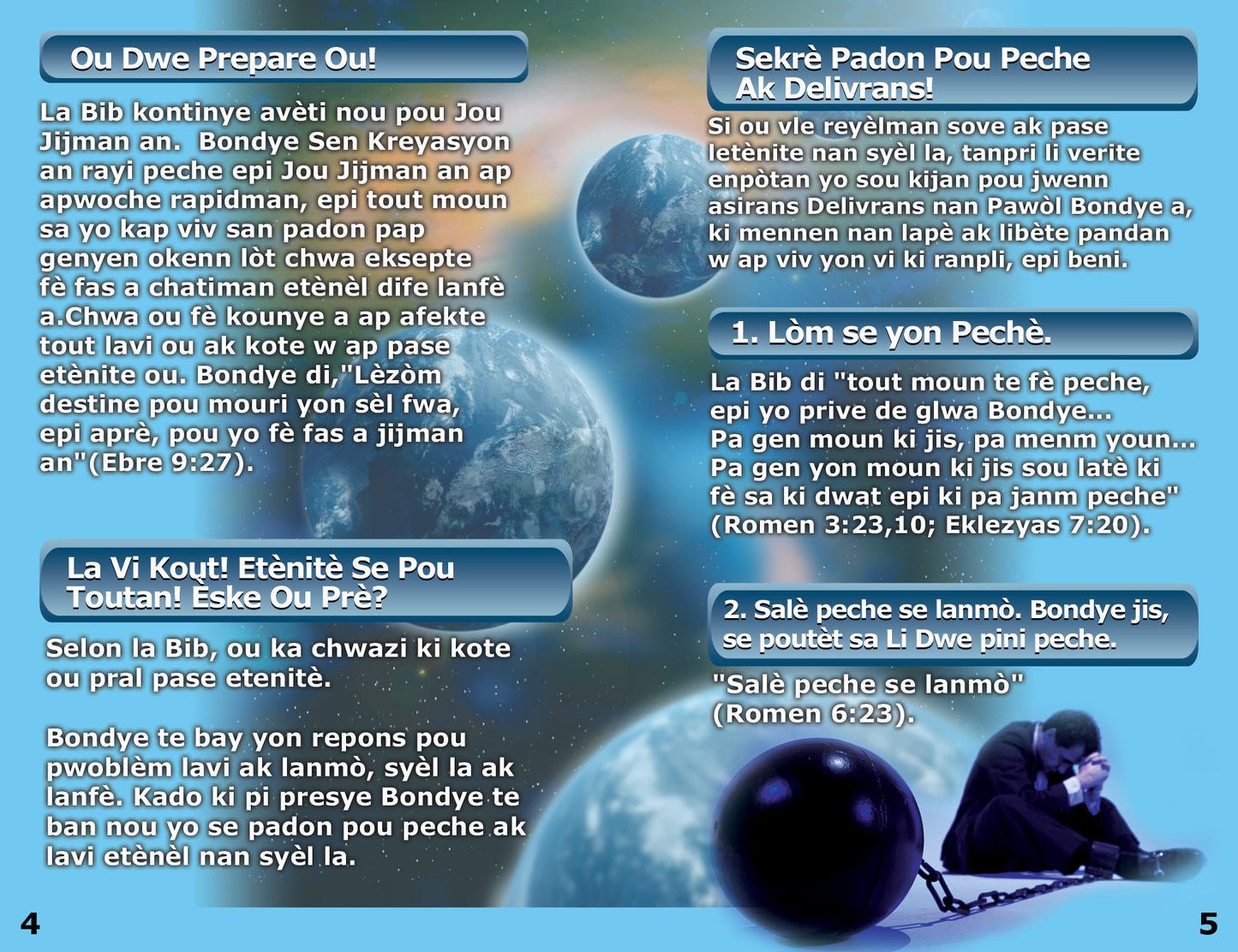Haitian Gospel Bible Tracts
