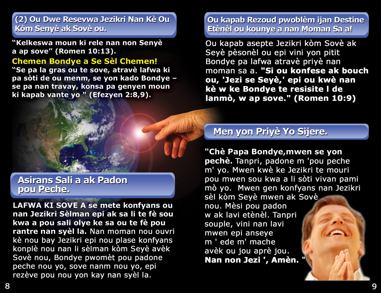 Haitian Gospel Bible Tracts