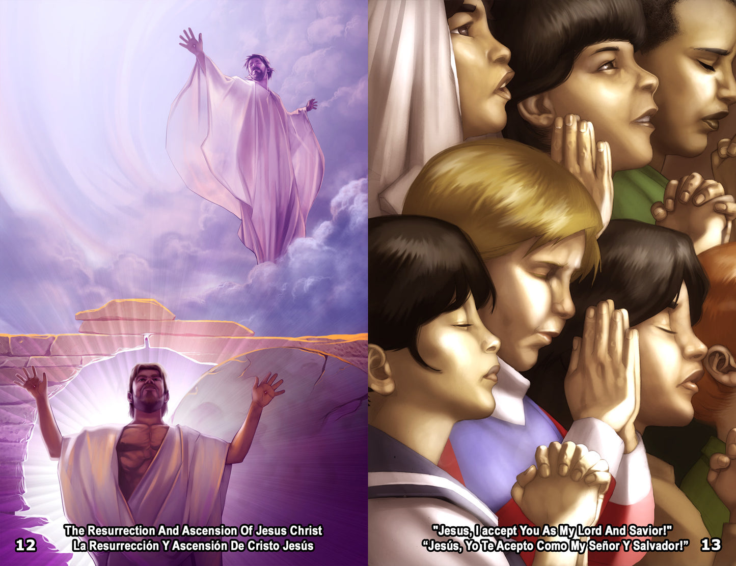 Kid's English & Spanish Gospel Bible Tracts