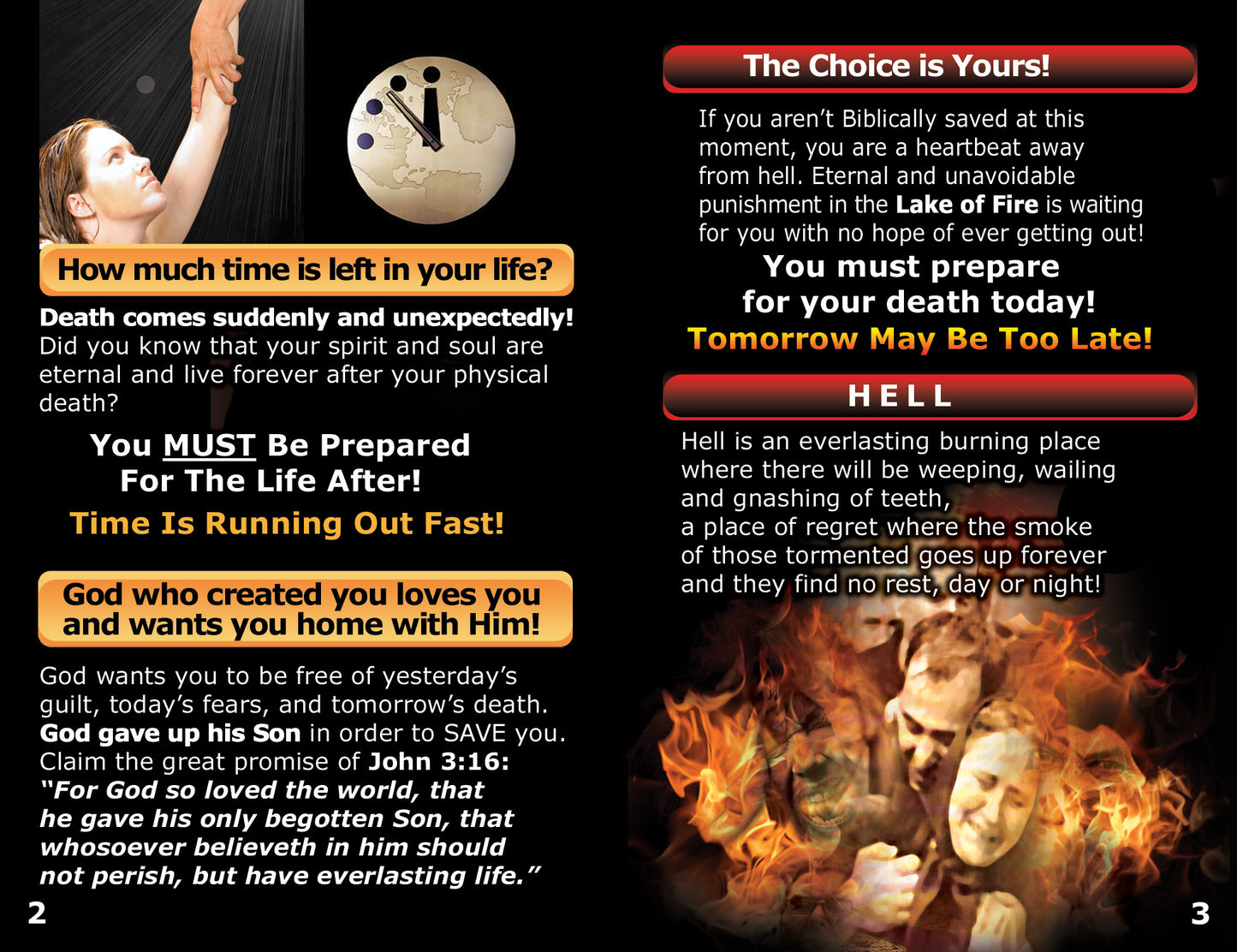 English KJV Gospel Bible Tracts