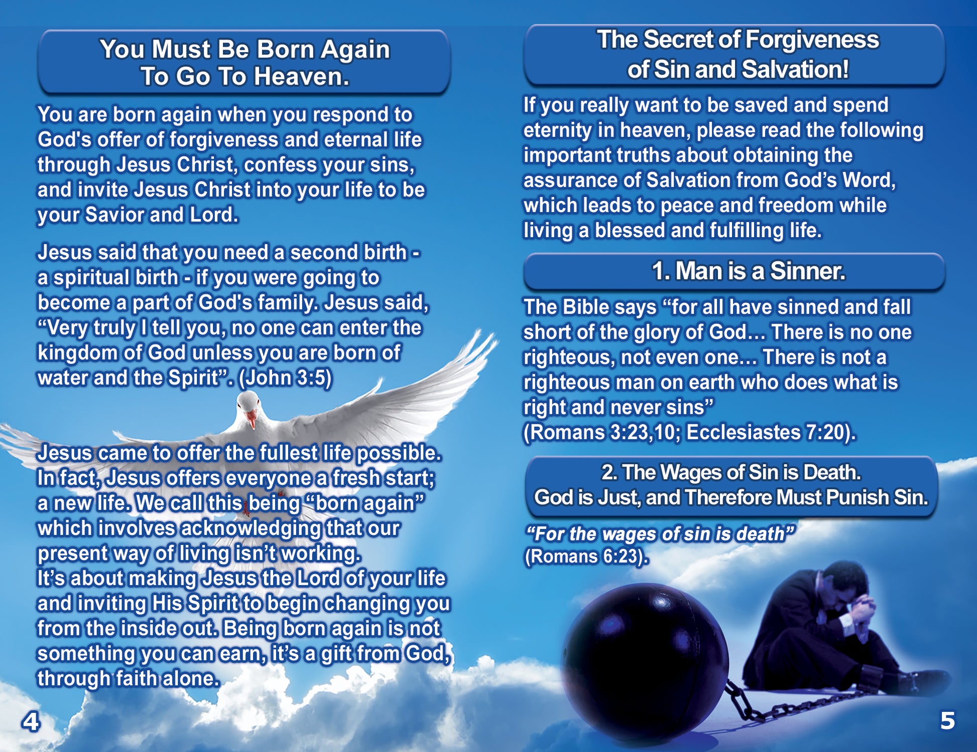 English NIV Gospel Bible Tracts - BibleTracts.org - GO! Evangelism