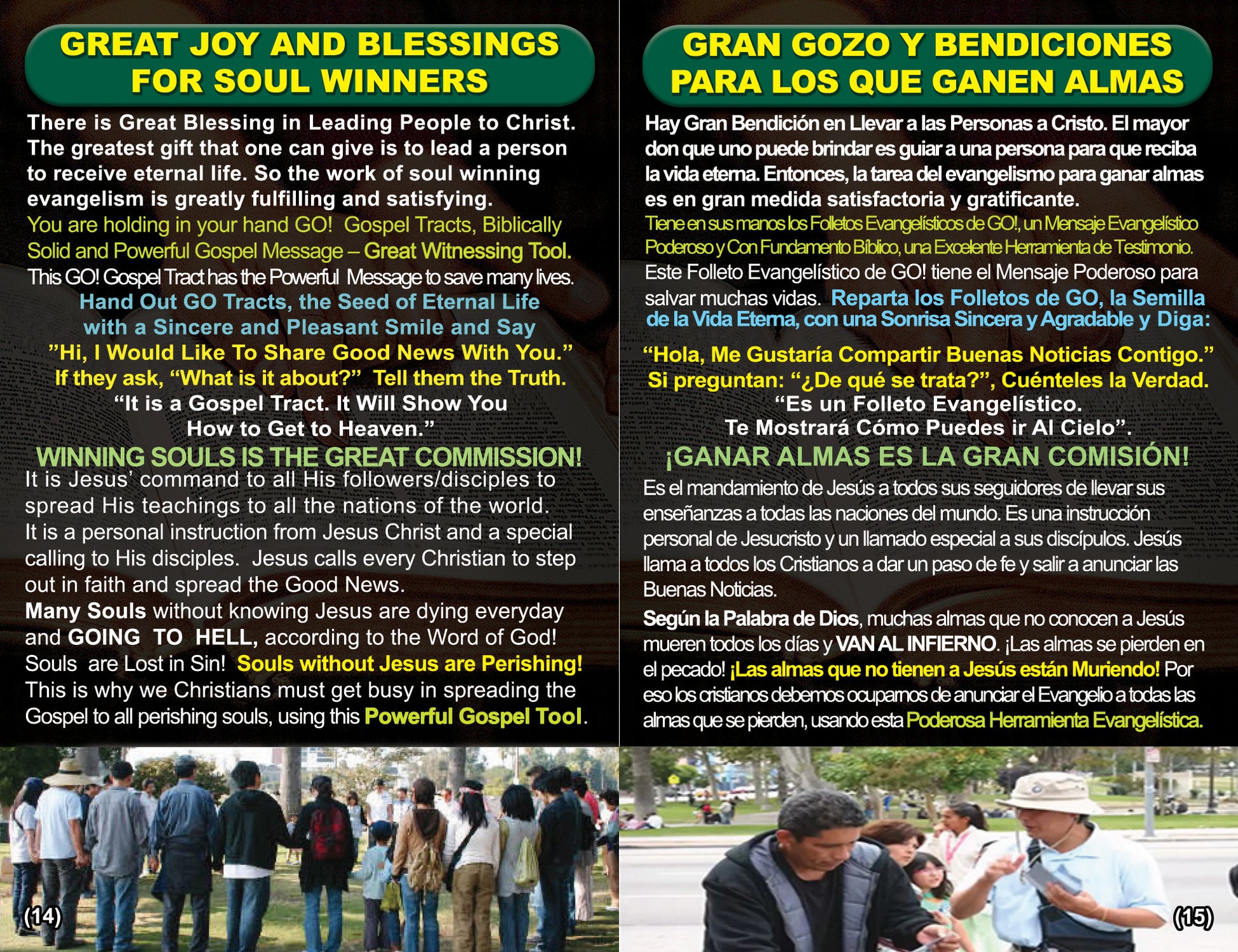 English & Spanish Rapture Gospel Bible Tracts - BibleTracts.org - GO! Evangelism