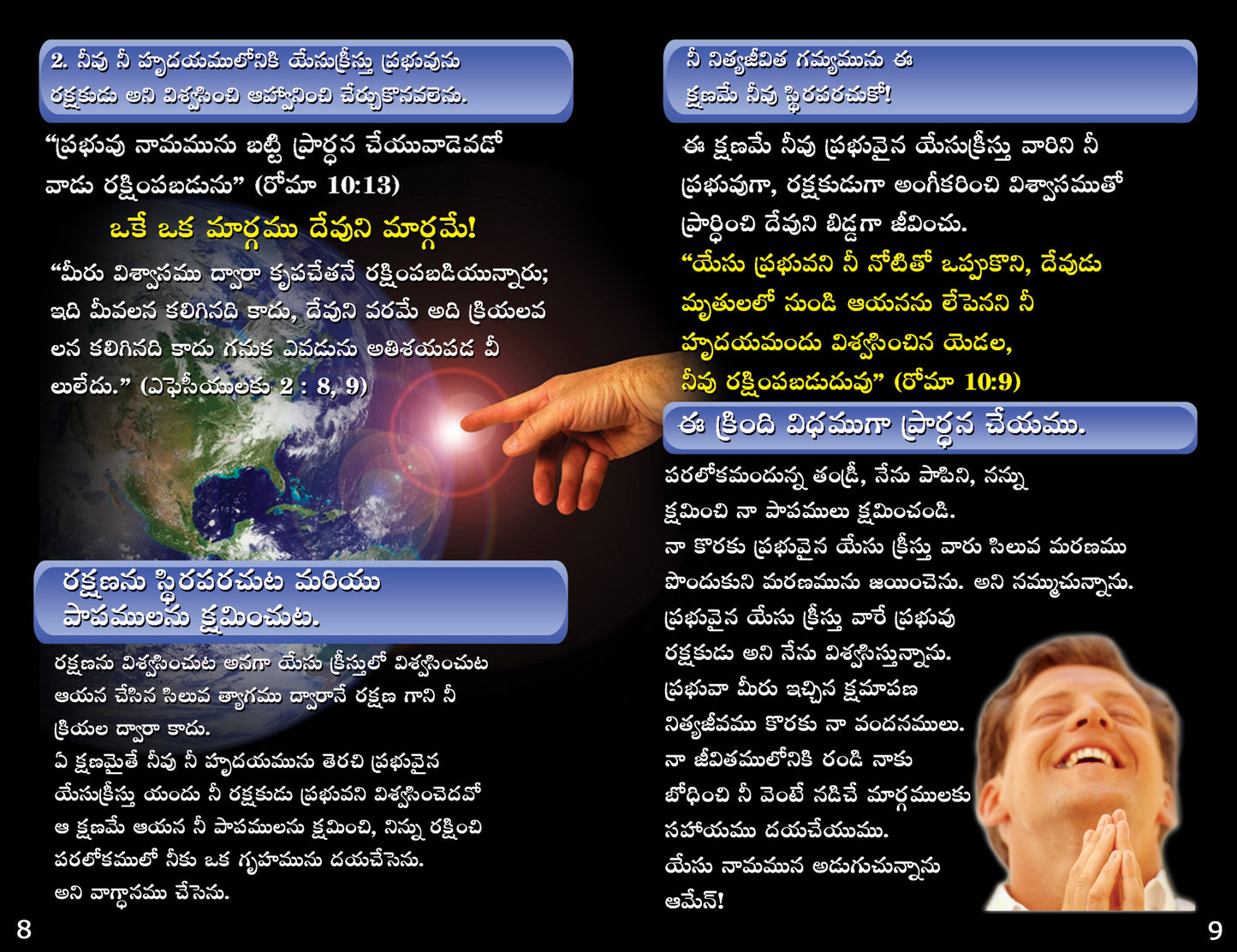 Telugu Gospel Bible Tracts