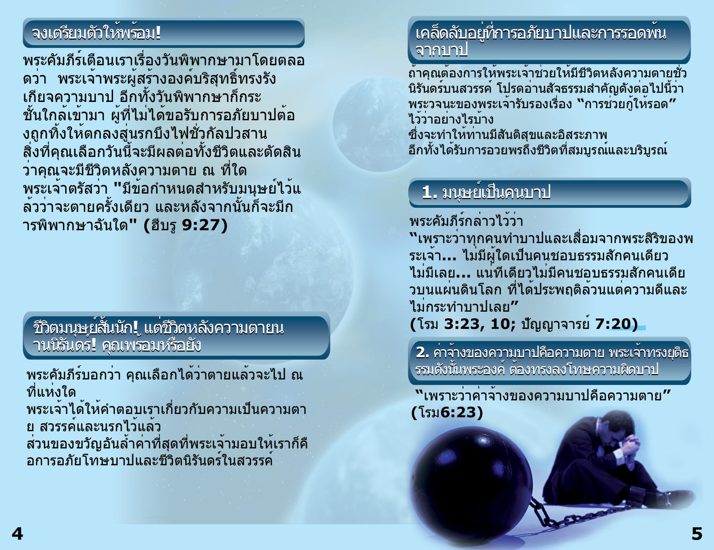 Thai Gospel Bible Tracts